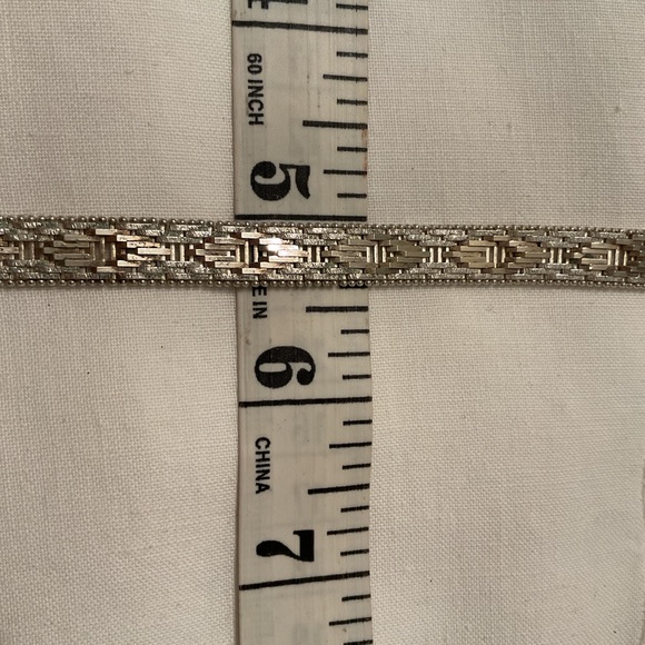 MILOR, ITALY 925 STERLING SILVER RICCO TWO-TONE GOLD/SILVER 8” BRACELET 22 GRAMS - Picture 10 of 16